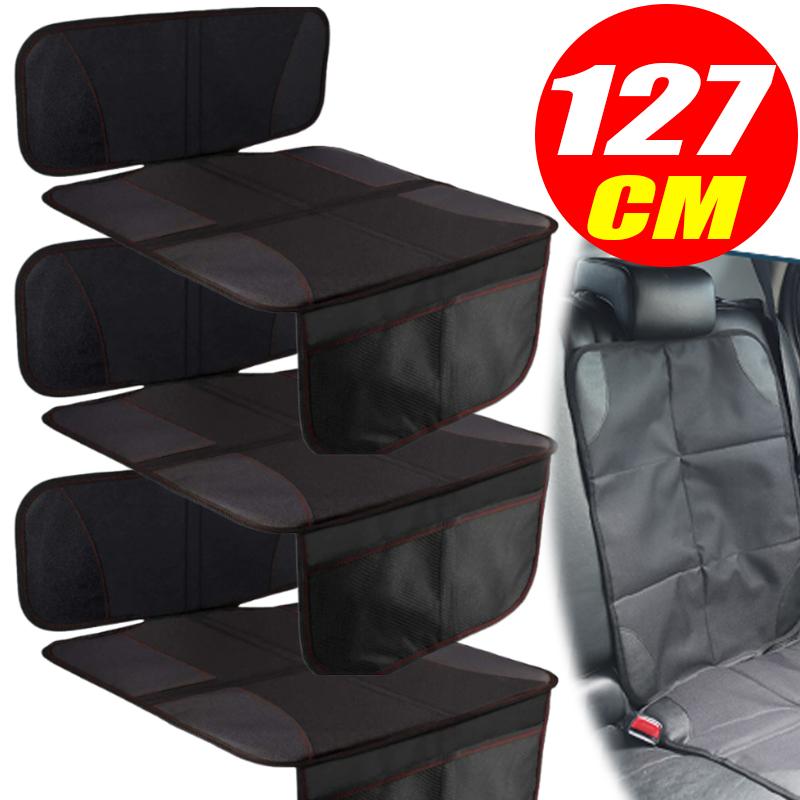 Car Seat Protector Cover Waterproof Anti-Scratch Stain Resistant with Storage Pockets Car Interior for Child Baby Pet Non-Slip