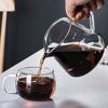 Pour Over Coffee Maker Set Borosilicate Glass Coffee Server Pour Over Coffee Dripper Carafe for Home Cafe Restaurant Camping
