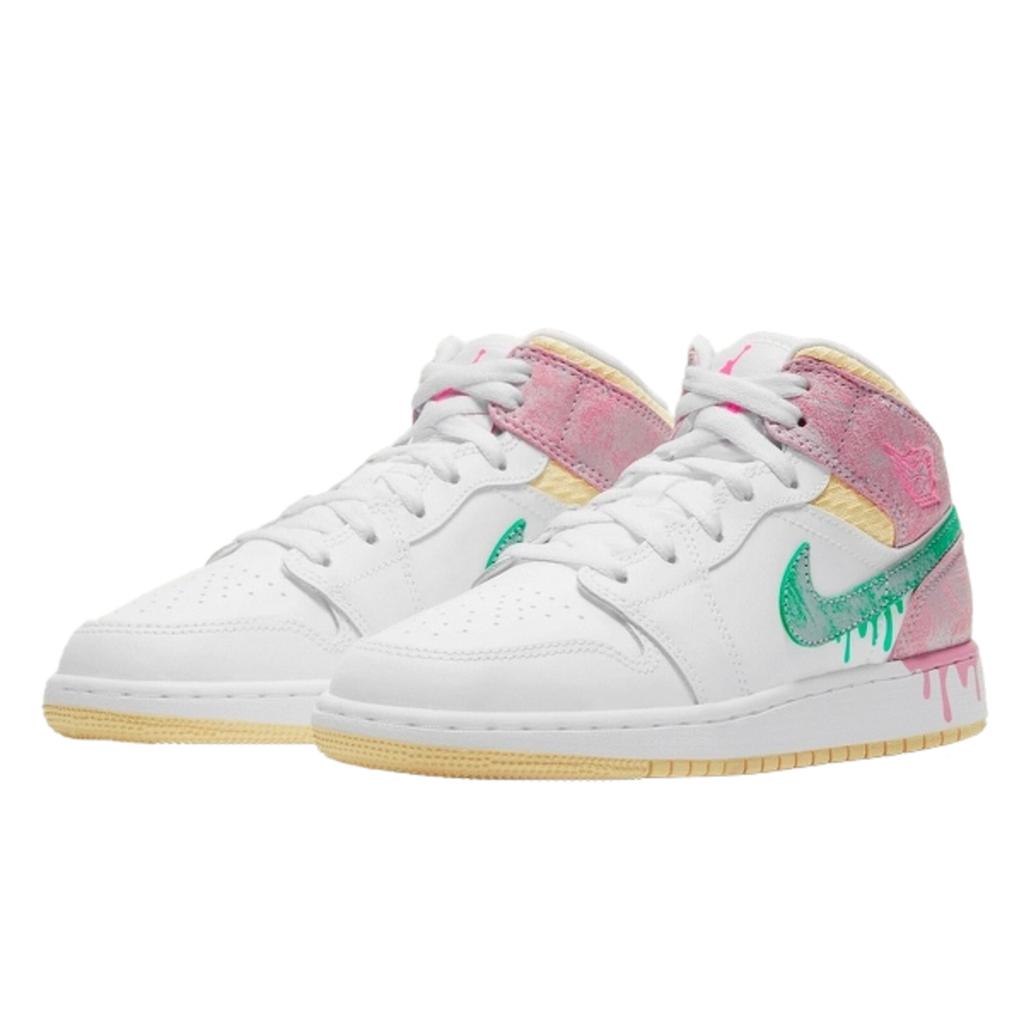 Air Jordan 1 Mid Paint Drip
