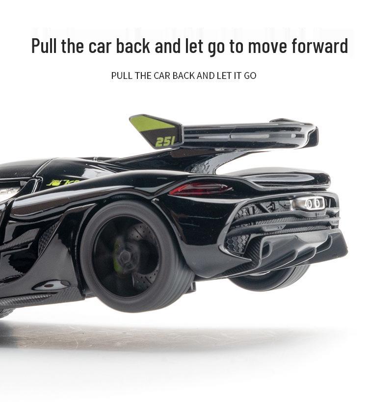 1:32 Koenigsegg Jesko Alloy Sports Car Model Toy for Kids