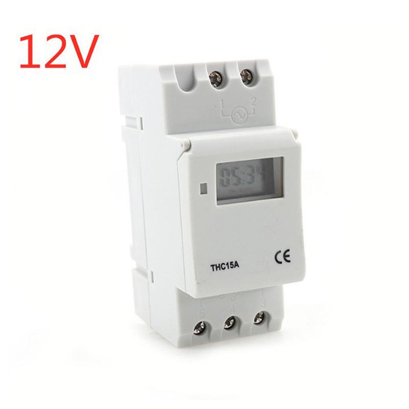 Thc15A Electronic Digital Timer Switch Relay Control 220V 12V 24V 110V