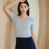 Andar Withbra Square Neck Crop Top (Built-In Pads)