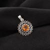 Citrine Gemstone 925 Sterling Silver Jewelry Handmade Pendant1.14" Gift For Wife CP-30-13