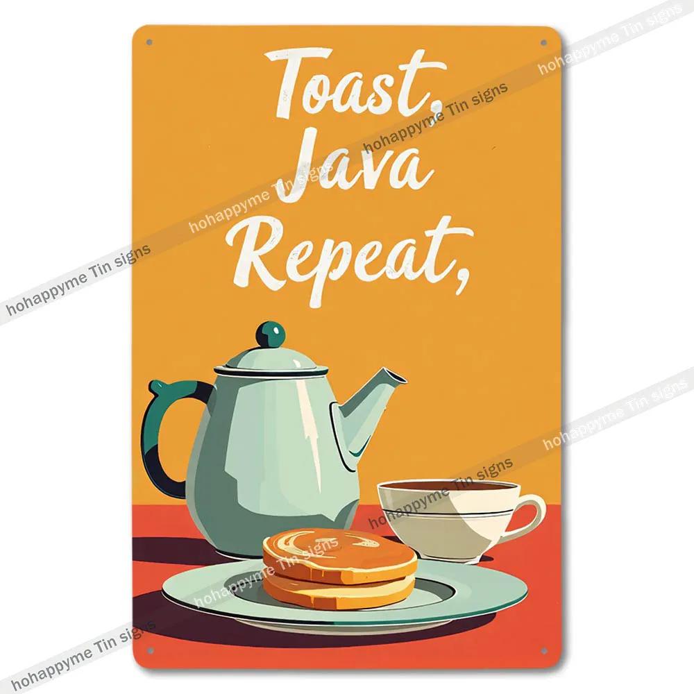 Retro Metal Tin Signs Vintage Food Ad Kitchen Wall Decor Home Art