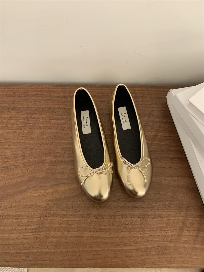 

Fashion IPPEUM Ballerina Flats Women Blue Round Toe Mary Janes Ballerines Shoes Summer New In Balerinas Mujer Elegantes US 4 (22.5CM)