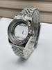 Mod NH35 Watch Case Sapphire Crystal Glass 20mm Stainless Steel Strap with 40mm Transparent Case Set Fit To Nh35A NH36 Movement