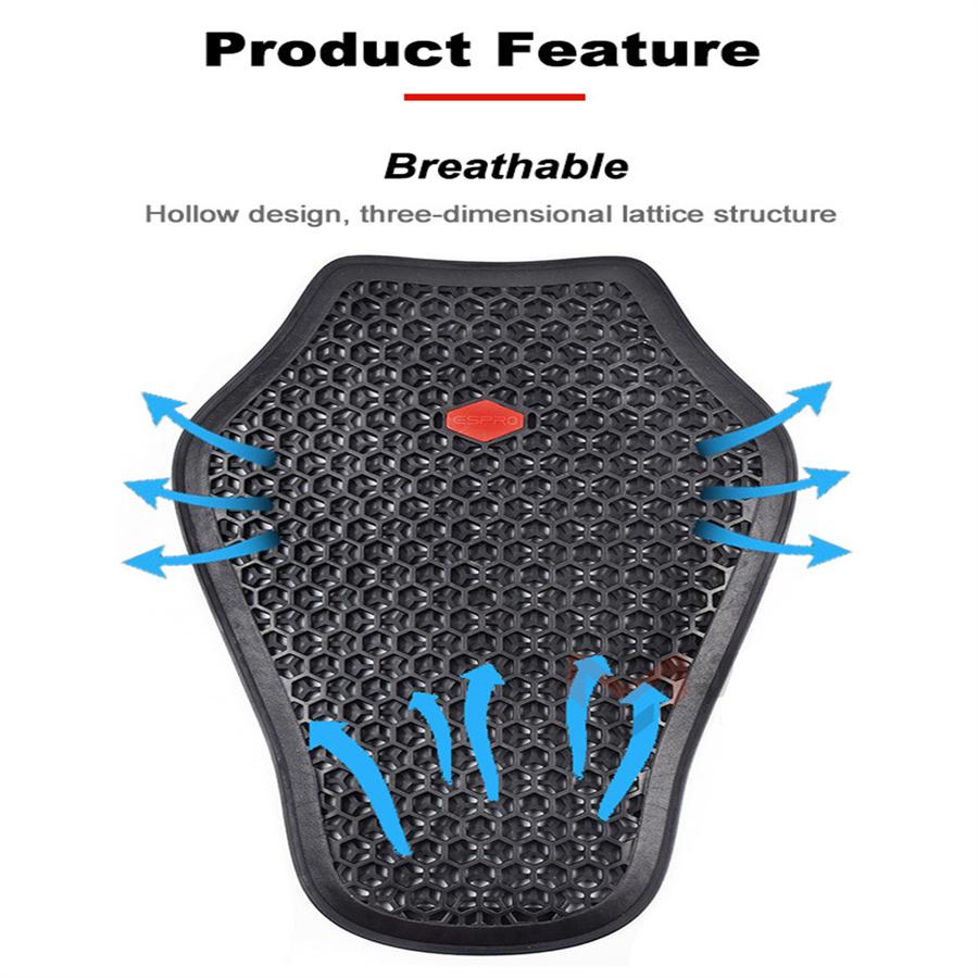 Erweiterter Nitrilkautschuk CE-geprüfter Motorrad-Rückenprotektor Pad-Einsatz Rüstung