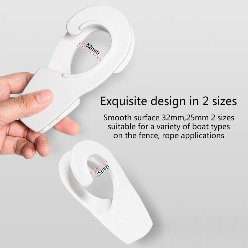 Boats Rail Fenders Hangers Anti Collision Mudguard Hooks Replacement Sail Fenders Hanger Plastic Boats Fenders Hanger