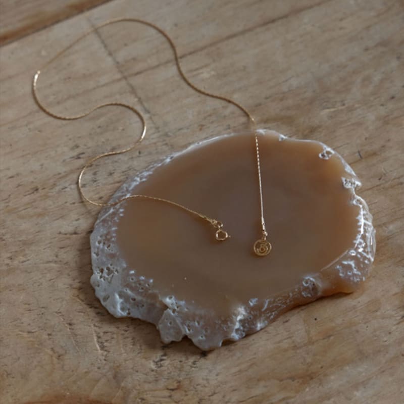 38comeoncommon Slim Glow Surgical Necklace (Gold)