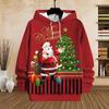 Merry Christmas Men's Hoodies Funny Santa Claus Ho Ho Pullovers Sweatshirts Long Sleeve Men's Xmas Sportsuit Jumper