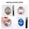 4Pcs Stainless Steel Car Door Lock Cover Case Sticker Accessories For Toyota Corolla Yaris Aygo Prius RAV4 Crown CHR Camry Auris  AA9