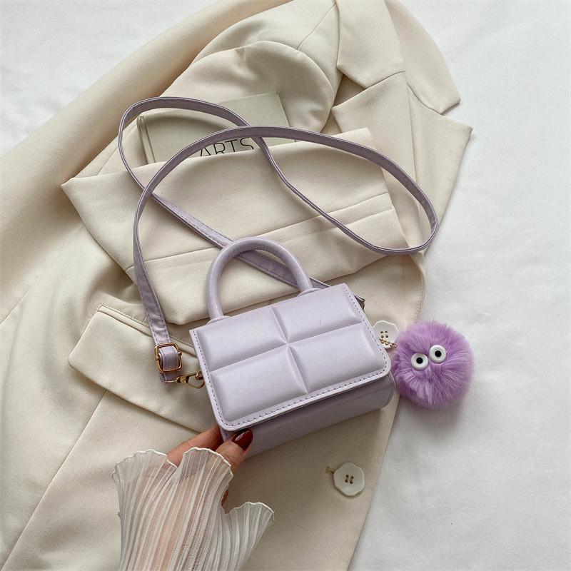 Fashionable Casual Commute Crossbody Bag Stylish Minimalist Handbag For Women In Black White Pink Yellow Purple