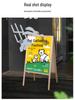 Wooden Display Stand: Original Wood Color, 60x80 Single-Sided, 60x90 Double-Sided, Billboard Promotion Stand