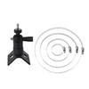 Adjustable Stainless Steel Hose Clamp Hoop Pipe Poles Mount Bracket Worm Gear