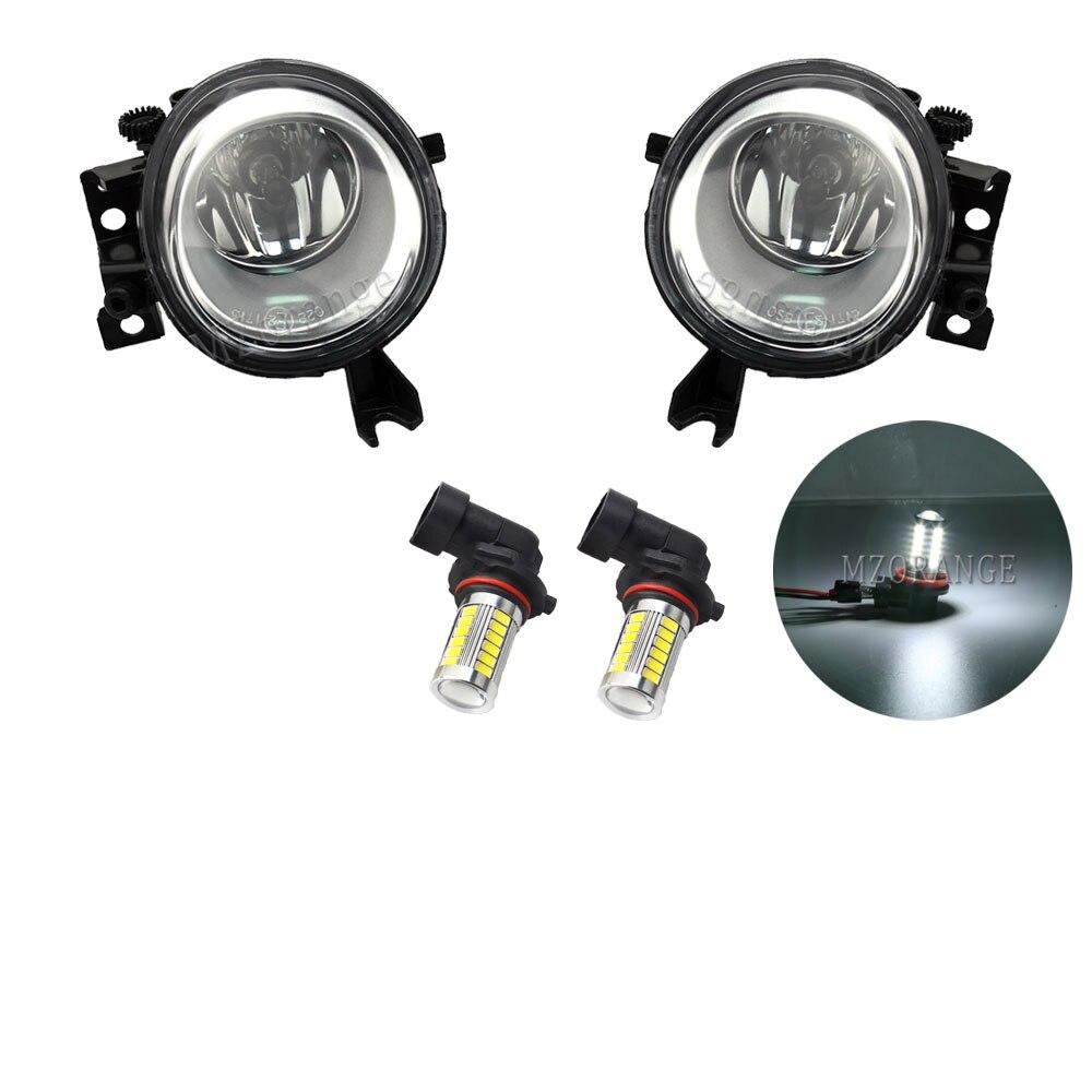 for VW Touareg 2003 2004 2005 2006 2007-2010 Fog Light For Volkswagen Halogen LED Front Fog Lamp Headlight DRL accessories