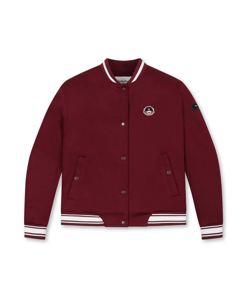 Golden Bear (W) Neoprene Varsity Jacket G5Uaw25711Wix
