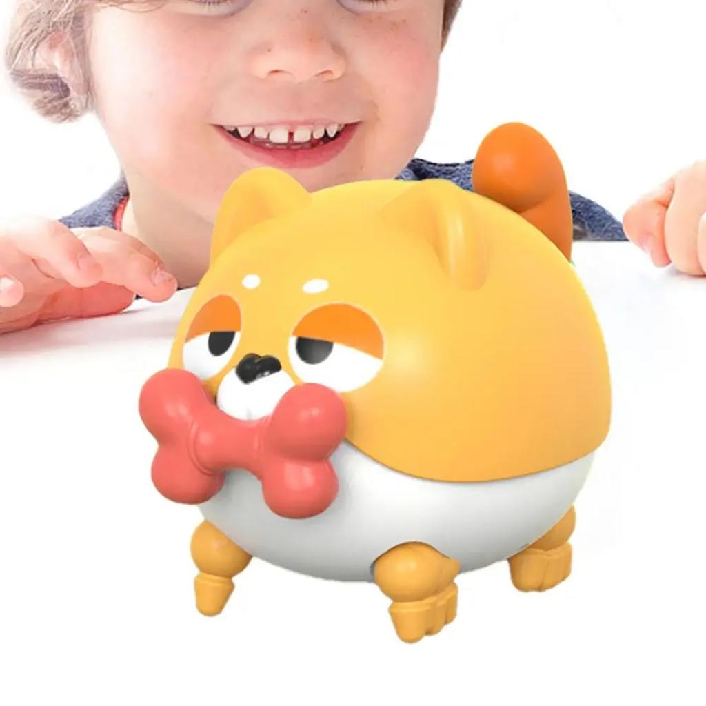1pc Cartoon Car Toys Cute Cartoon Pull Back Toys Small Animal Cars Fine Motor Skills Learning Games Wind Up Cars Outdoor Travel