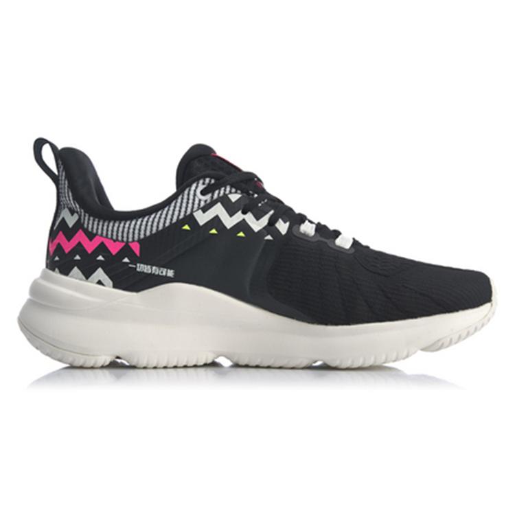 Li Ning SOFT PLUS Low top Running Shoes Women's Black White ARHQ024-6