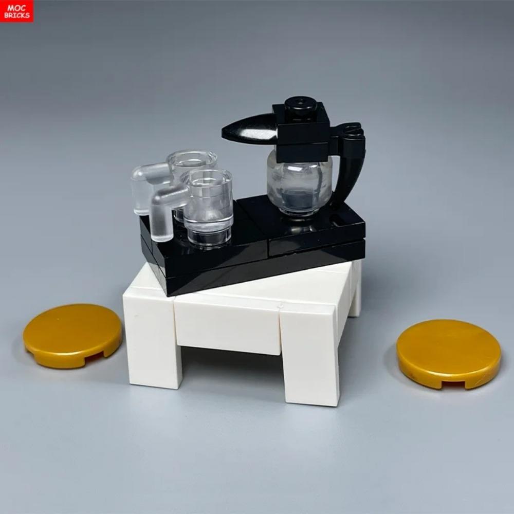 

Набор Распродажа MOC Кирпичи Кухня Инструмент для еды Духовка Микроволновая печь Дом Город Друзья Аксессуары Обучающие Строительные блоки Игрушки Детский подарок