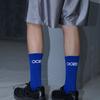 STUDIO SOCKSTOP OOSS Men's Reflective Running Crew Socks Blue