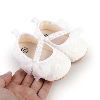Baby Mädchen Flache Rutschfeste Schuhe Erste Schritte Prinzessin Schuhe