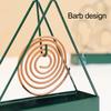 Iron Mosquito Coil Holder Wall-mounted Function Use Safe Easy To Lay-flat Mosquito Coil Stand