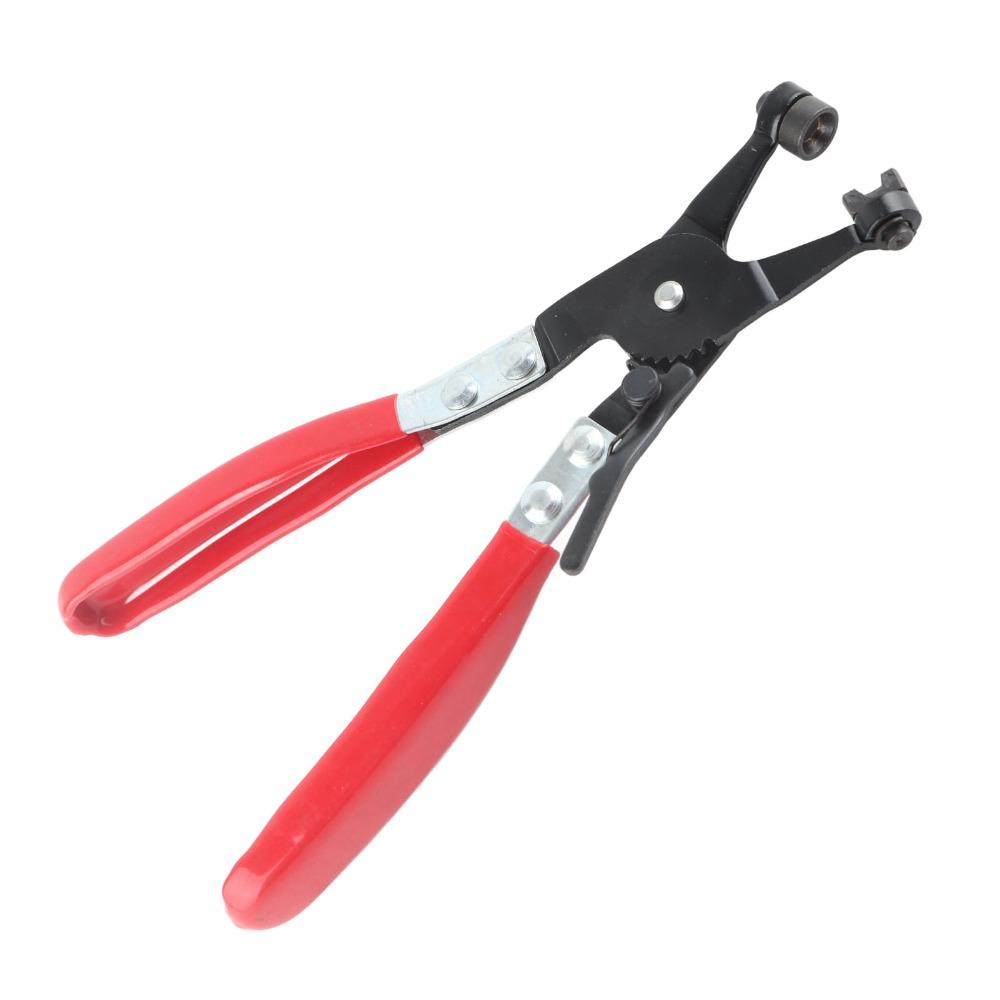 Ring-Type Compatible Hose Clamp Pliers Rubber Handle Flat Band Clamp Pliers Water Pipe Maintenance