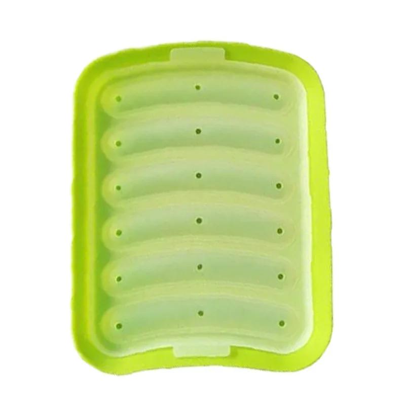 Homemade DIY Egg Sausage Box for Baby Food Supplement, Kitchen Silicone Mold for Hot Dog, Thickened Sausage, Ham Sausage