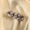 Marbling Chain Bangs Clip (Gray)