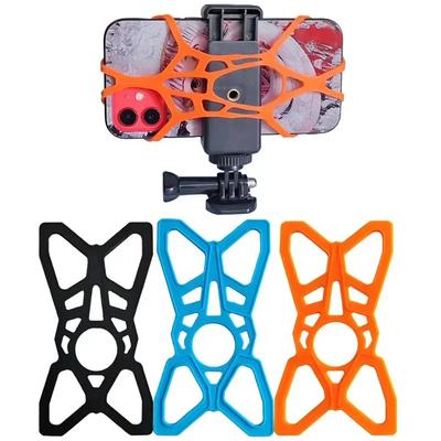 Befestigen Sie Gummiband für Handyhalterung Cradle für Fahrrad Motorrad Mountainbiken Befestigungsgurt Fester Halter Handyhalter