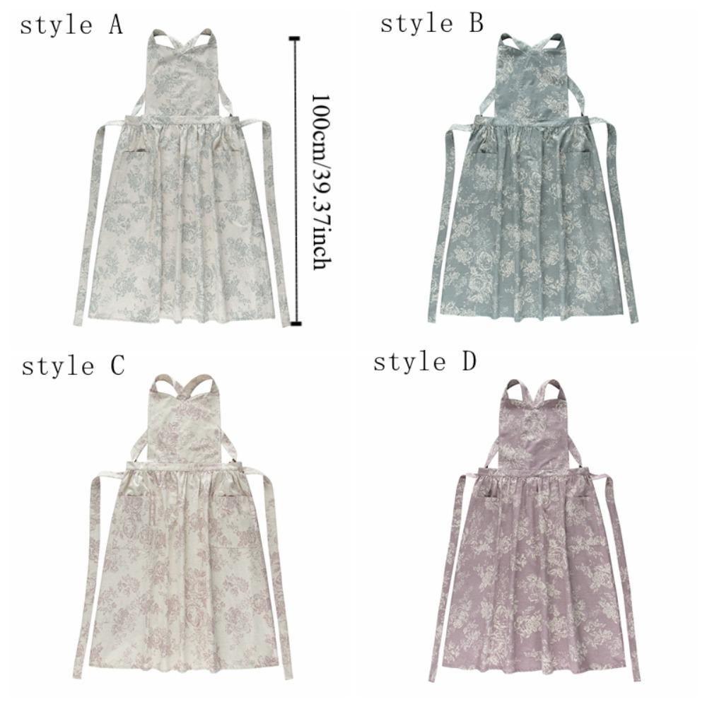 Exquisite Cleaning Apron Elegant Cooking Apron Durable Water-repellent Apron  Garden