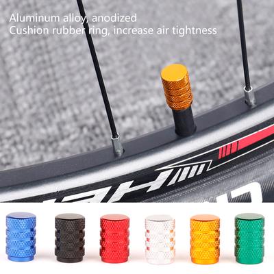 Aluminum Tire Valve Stem Caps Corrosions Resistant Covers Aluminum Valves Caps Precision Engineered Valves Stem Caps Set