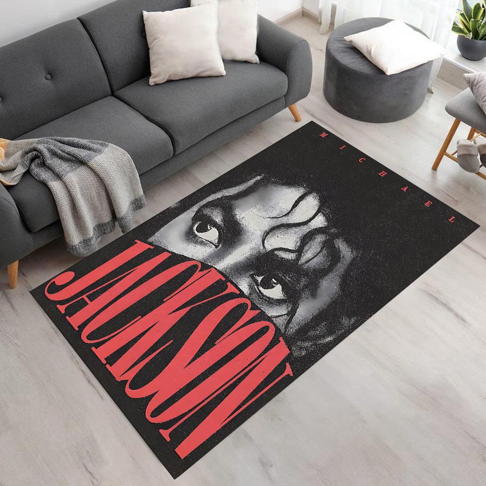Michael Jackson Legend Carpet Suitable for Dormitory Outdoor Dining Room Study Room Anti-slip Rug Decorate Offices Wedding Party Gift