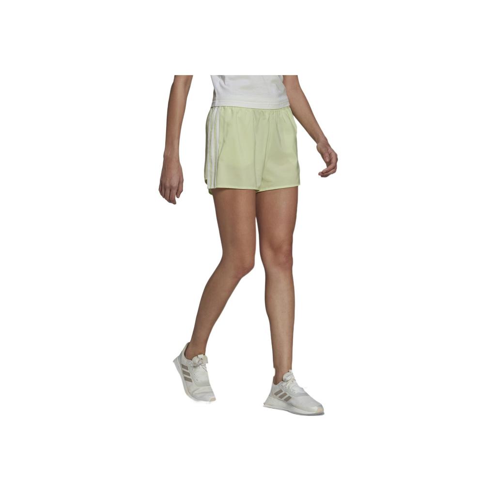 Adidas Primeblue 2 Move Sport Solid Logo Stripe Elastic Sports Shorts Women Shorts Green HD6831