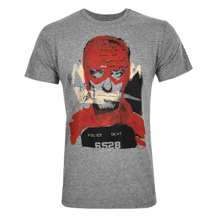 Junk Food Mens Mugshot The Flash T-Shirt