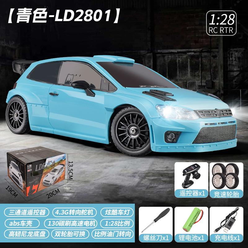 

Ld2801 Rc Drift Car 1:28 Race Cars 2.4G Radio Control 4Wd High-Speed Motor Vehicle Model Cars Toy For Christmas Gifts зелёный