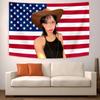 Chaewons American Flag Printed Tapestry Hanging Cloth Dormitory Room Decoration Wallpaper Tapestry Aesthetic Decoration