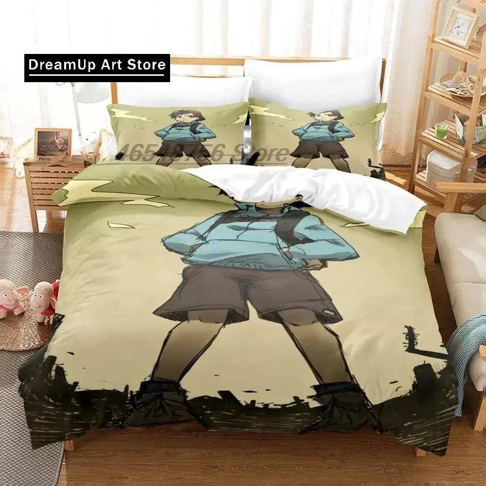 3D Print Fashion Anime FLCL Bedding Set Boys Girls Twin Queen Full Size Duvet Cover Pillowcase Bed Set Adult Bedroom
