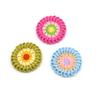 10cm Handmade Round Crochet Coaster With New Design Flower Motif For DIY Clothing Accessories Or Bag Decoration