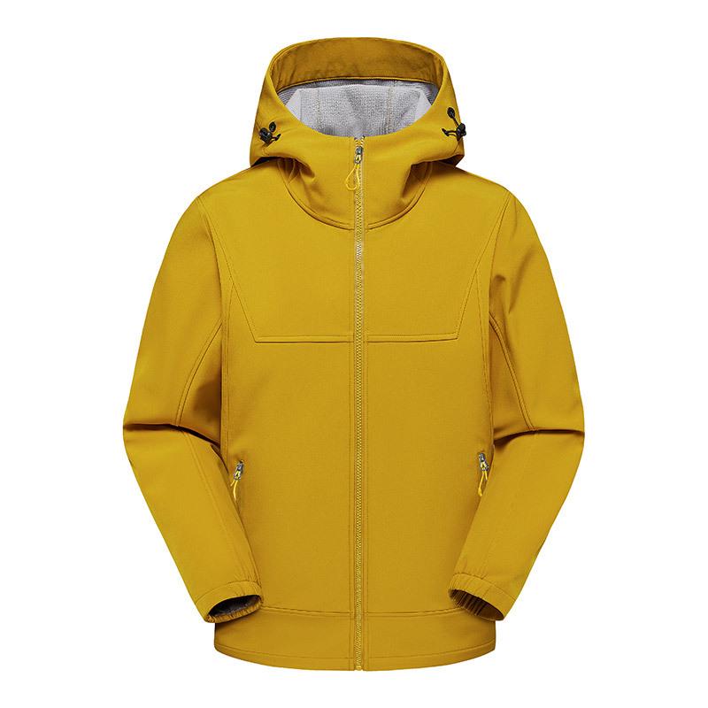 Couples' Hooded Windbreaker: Autumn/Winter Travel, Soft Shell, Windproof, Waterproof, Breathable, Warm, Mountaineering Single Layer.