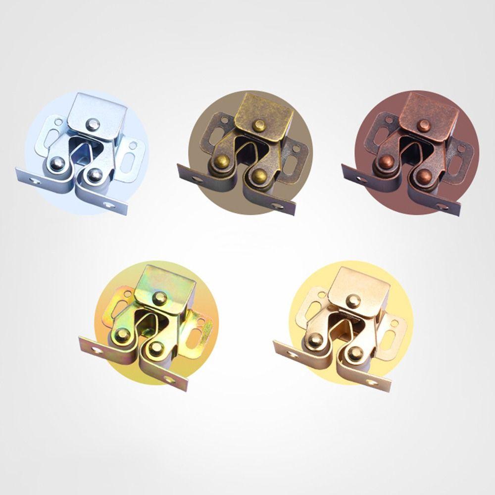 Antique Copper Color Magnet Cabinet Catches Magnetic Catch Roller Mechanism Damper Buffer Free Screws Buffer System Door Stop