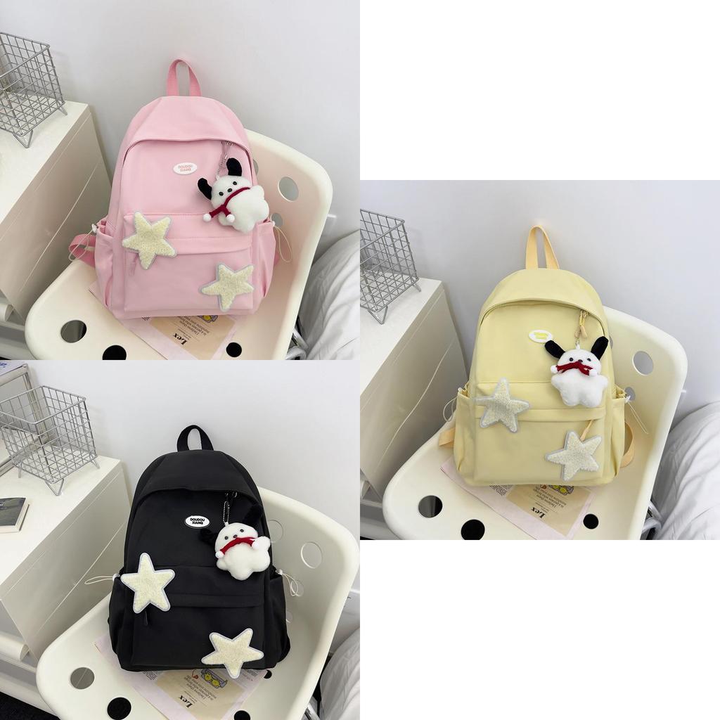 Girls Travel Backpack Children's Spring Outing Bag Elementary School Bag Multi-functional Large Capacity Fresh Forest Backpack Pink