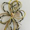 Mizuhiki Hair Ornament, Black and Gold, Mizuhiki Kumihimo, Japanese Style, Coming-of-Age Ceremony, Graduation Ceremony, Wedding, Headpiece, Hakama,