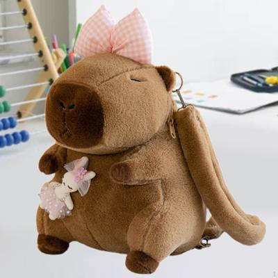 Capybara Backpack 13.8 Inch Stuffed Animal for Outdoor Shopping Travel Street