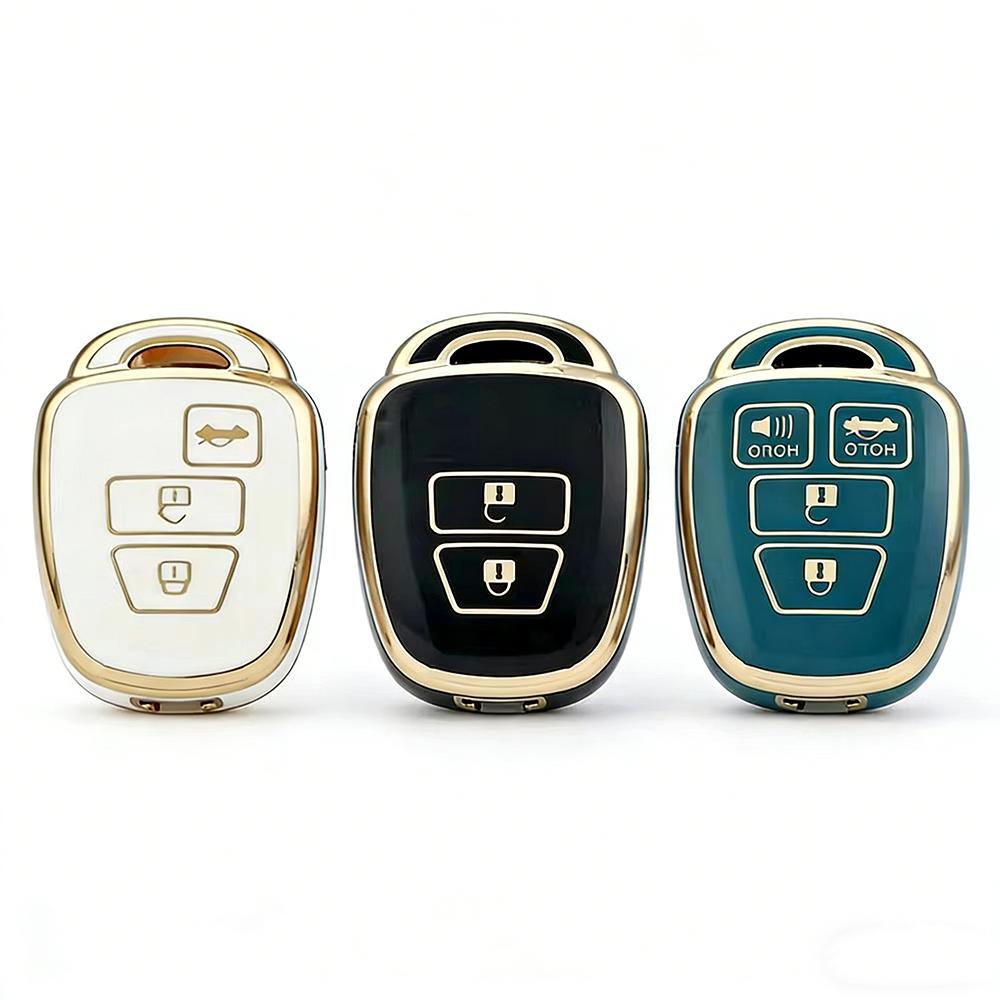 2/3/4 Buttons Tpu Car Key Cover Case For Toyota Camry Rav4 Corolla Tacoma Vios Prius C Highlander Anti-Scratch Protective Case