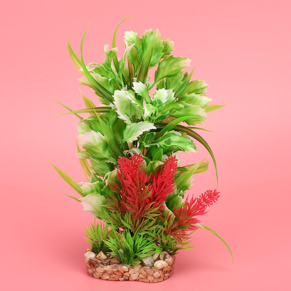 Aquarium Decoration Artificial Plastic Water Plants Grass for Fish Landscape