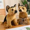 New17/30cm Simulation Sitting German Shepherd Dogs Super Soft Throw Pillow Home Decor Funny Animals Baby Birthday Gifts