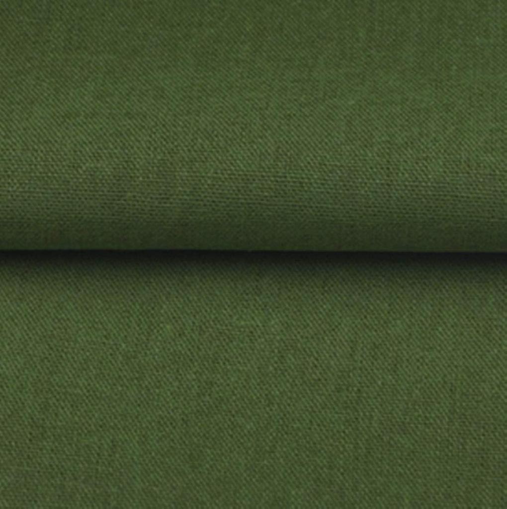 Craft Solid X 3m [moonfarm] Cotton/Linen Fabric, Color, Approx. 1.5m (Dark Green)