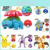 Pokemon Jajka Transformujące Figurki Pikachu Charizard Bulbasaur Kolekcjonerskie Zabawki