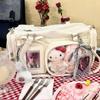 Original Two-dimensional Baby Bag, Girls' Transparent Tote Bag, Commuting Large-capacity Shoulder Messenger Bag, Boston Pain Bag Tide